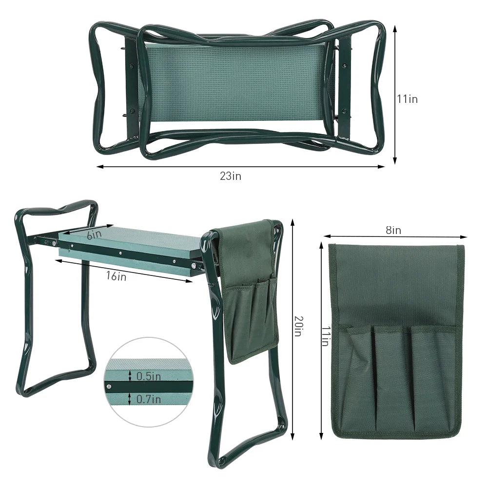 Folding Garden Kneeler Stool