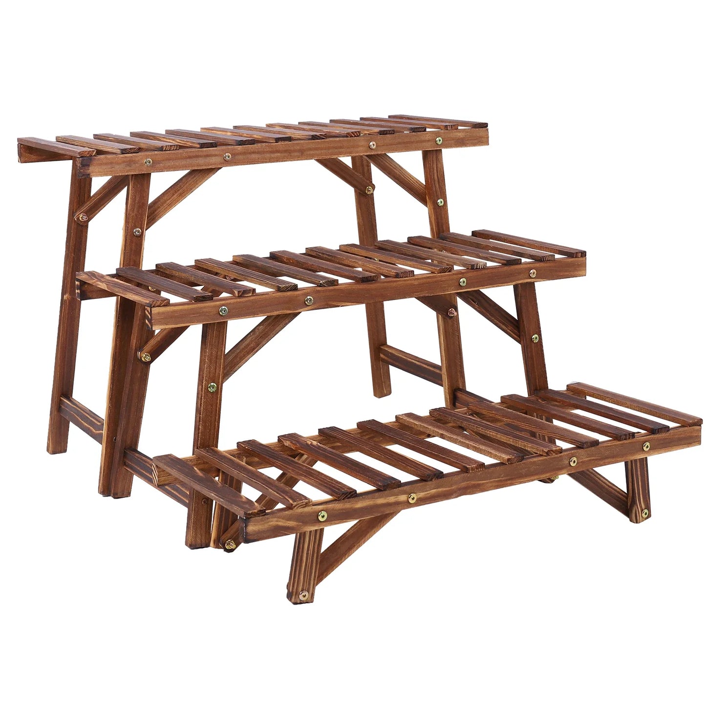 Freestanding 3 Tier Plant Display Shelves