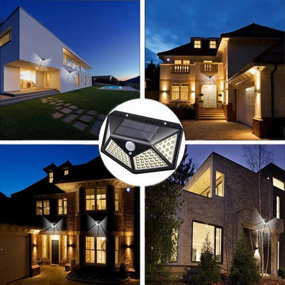 Outdoor Motion Sensor Solar Wall Light