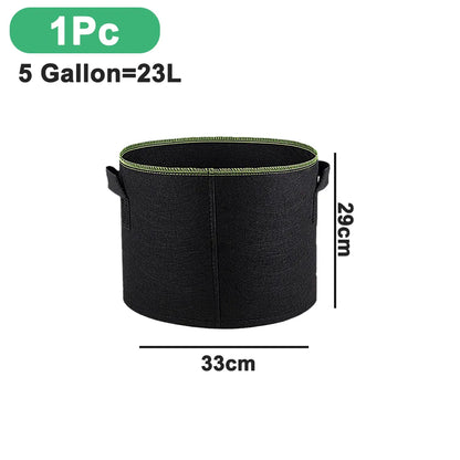 Aerated Fabric Grow Pots with Handles