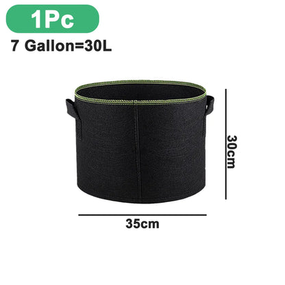 Aerated Fabric Grow Pots with Handles