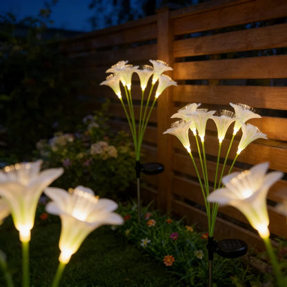 Solar Lily Flower Lights