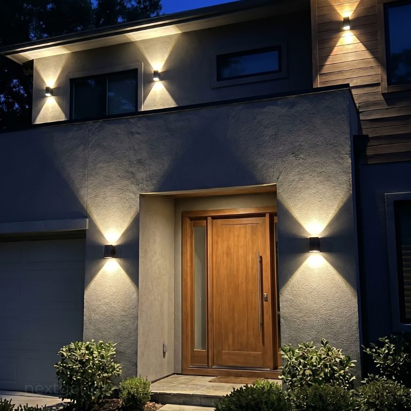 Solar Diamond Wall Light