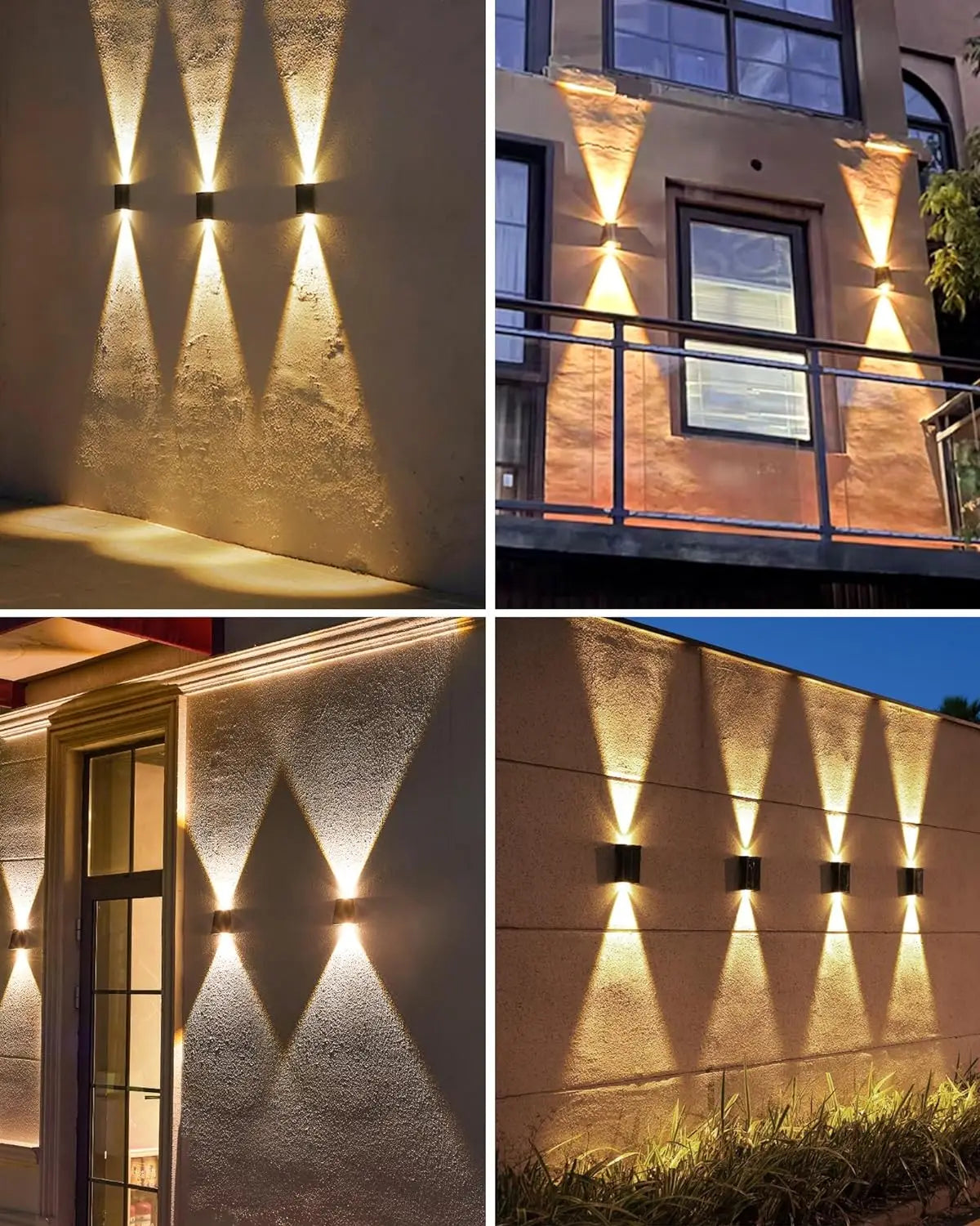 Solar Diamond Wall Light