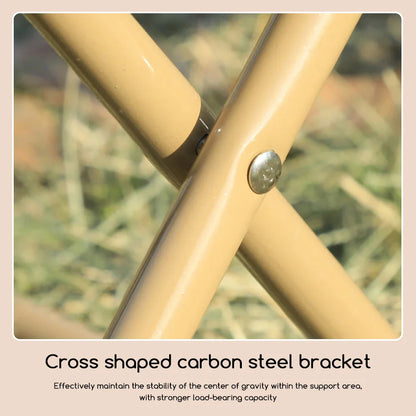 Portable Folding Stool with Carry Pouch