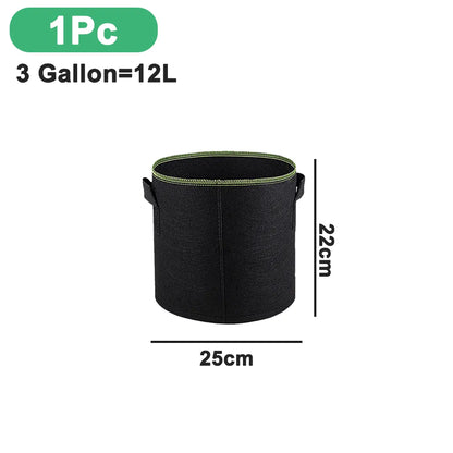 Aerated Fabric Grow Pots with Handles