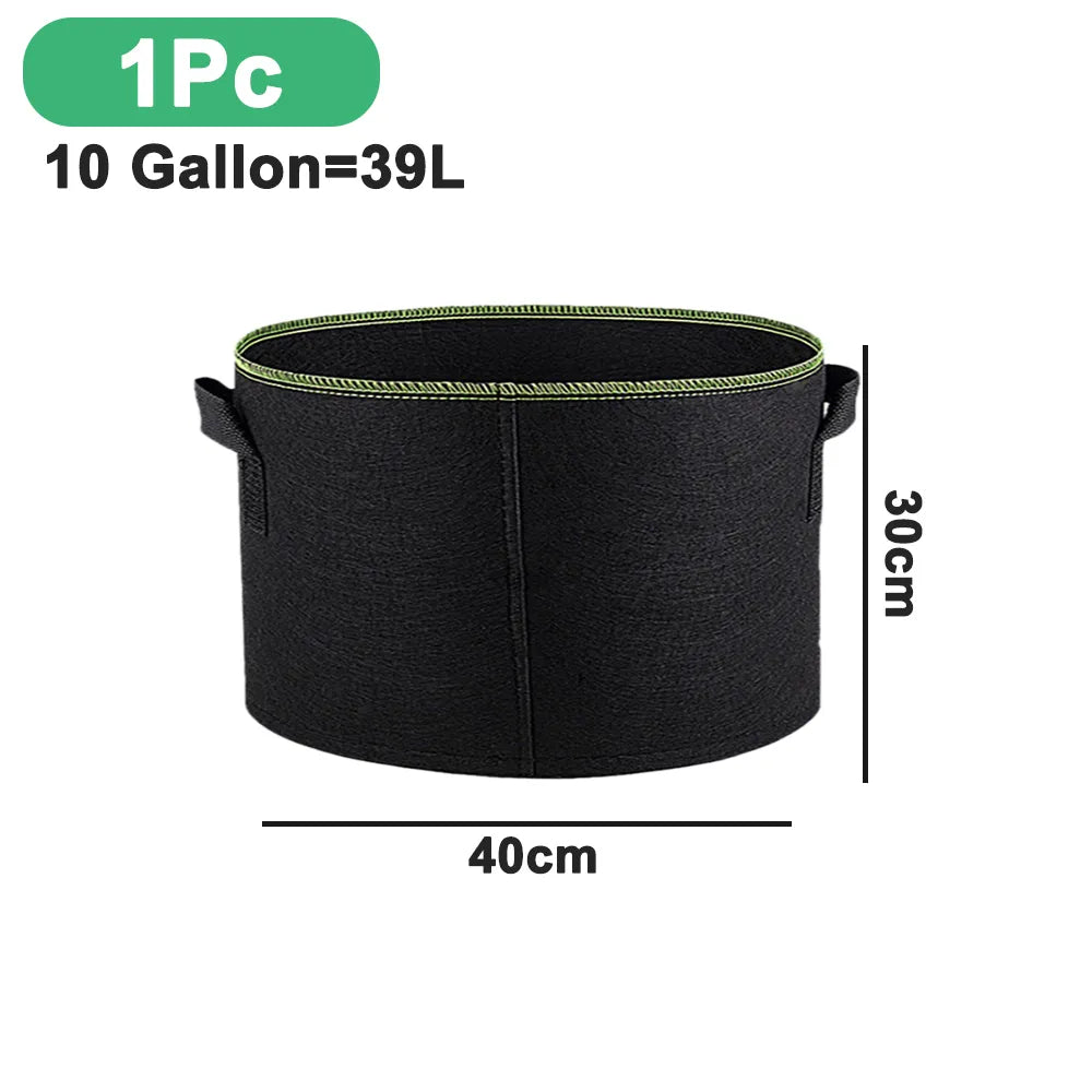 Aerated Fabric Grow Pots with Handles