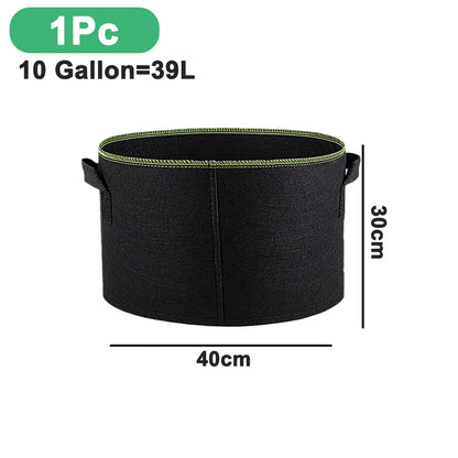 Aerated Fabric Grow Pots with Handles